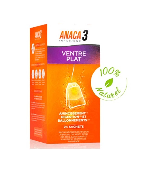 Anaca 3 Infusion Ventre Plat 24 Sachets