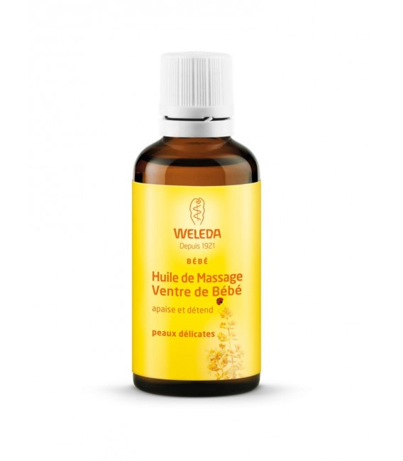 Weleda Bébé Huile de Massage Ventre 50Ml