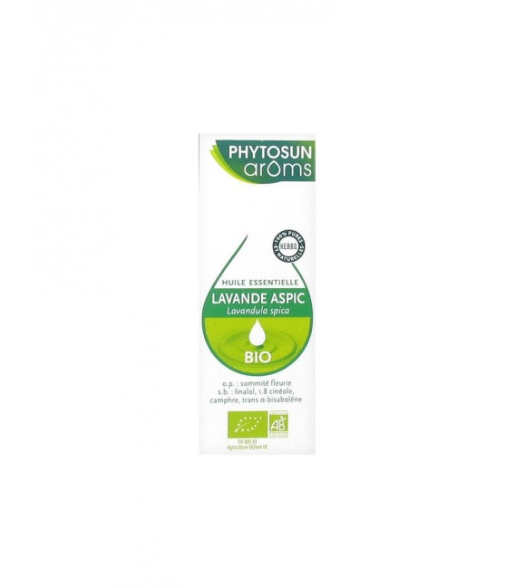 Phytosun Aroms Huiles Essentielles Bio Lavande Aspic 10Ml