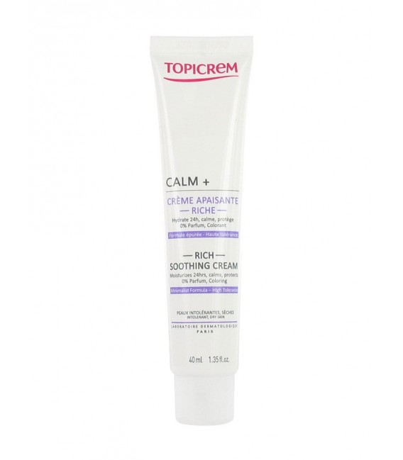 Topicrem Calm Crème Apaisant Riche 40Ml