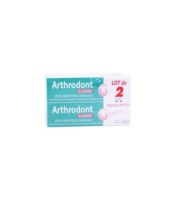 Arthrodont Pate Dentifrice Classic 2x75Ml