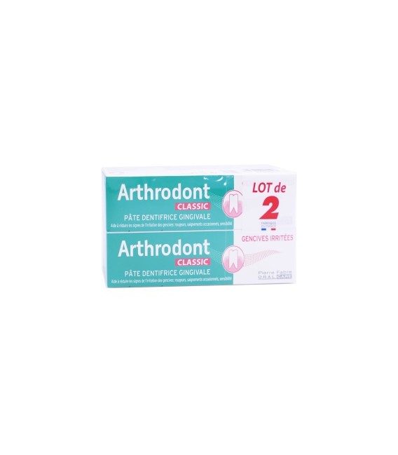 Arthrodont Pate Dentifrice Classic 2x75Ml