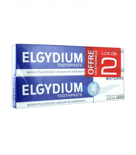 Elgydium Dentifrice Blancheur 2x75Ml