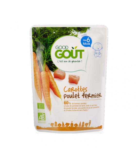 Good Gout Carottes Poulet 190 Grammes