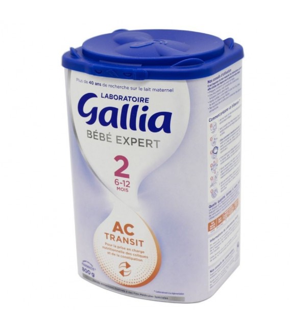 Gallia Expert Action Coliques Transit 2ème Age 800 Grammes