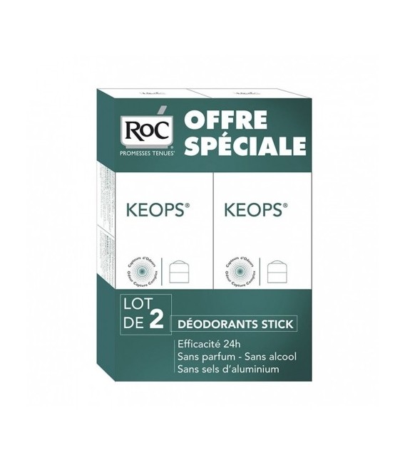Roc Keops Déodorant Stick 2x30Ml