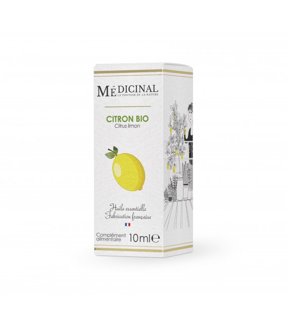 Medicinal Huile Essentielle Bio Citron 10Ml