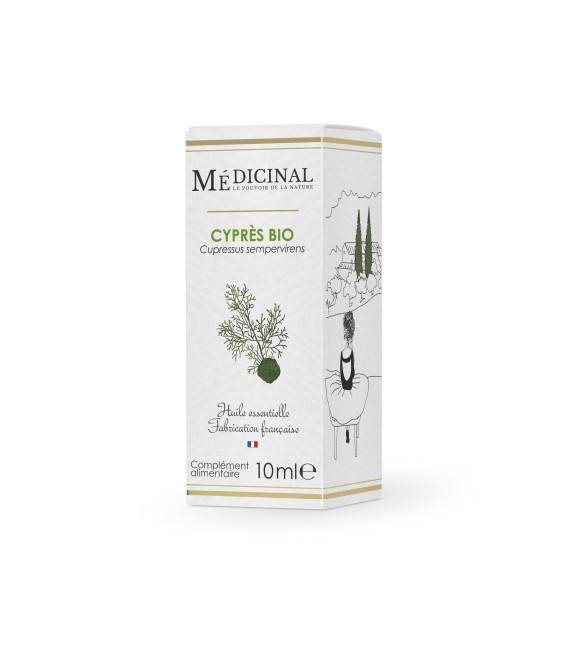 Medicinal Huile Essentielle Bio Cyprès 10Ml