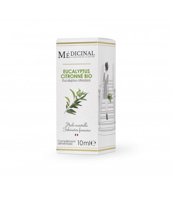 Medicinal Huile Essentielle Bio Eucalyptus Citronné 10ml