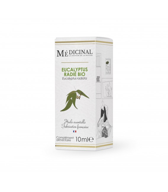 Medicinal Huile Essentielle Bio Eucalyptus Radié 10ml