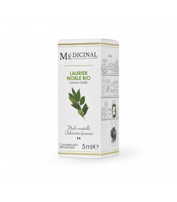 Medicinal Huile Essentielle Bio Laurier Noble 10Ml