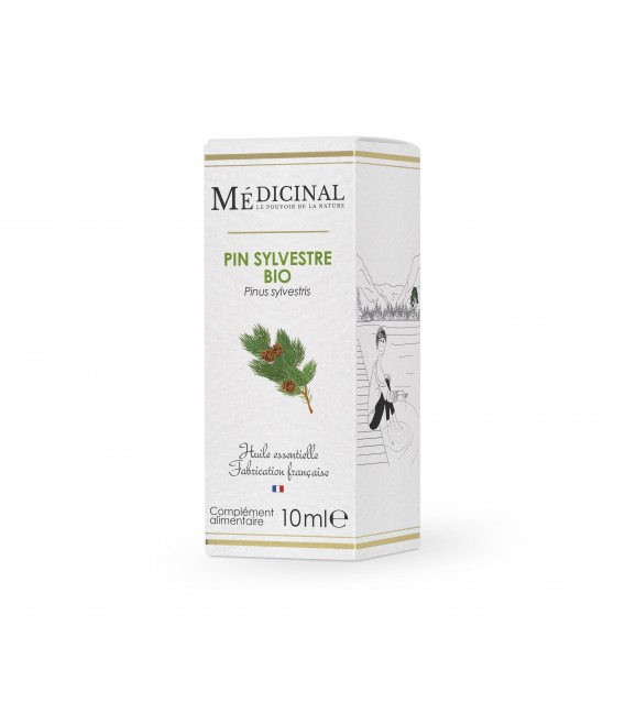 Medicinal Huile Essentielle Bio Pin Sylvestre 10Ml