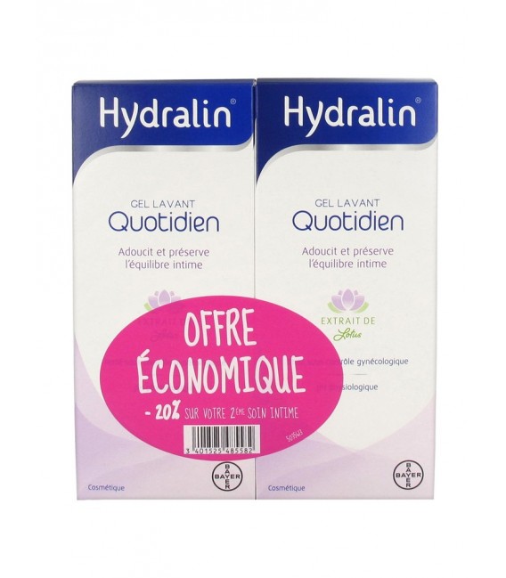 Hydralin Quotidien Solution Apaisante 2x200ml