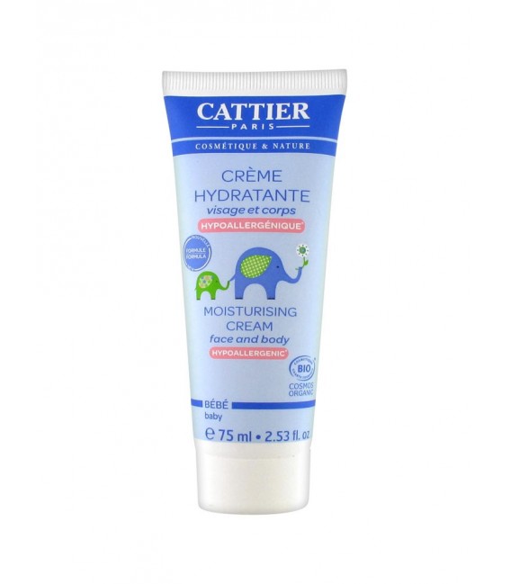 Cattier Bébé Crème Hydratante 75 ml