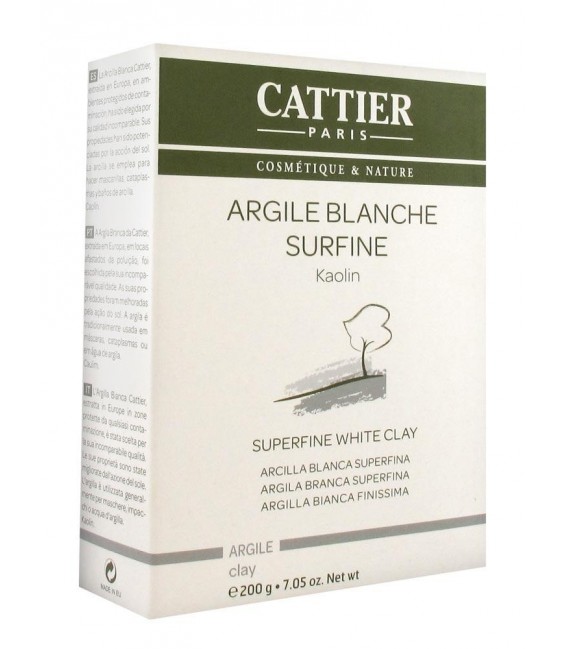 Cattier Argile Blanche Surfine 200 g