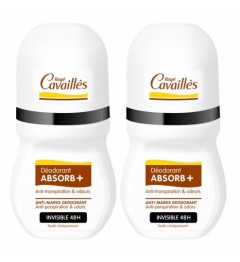 Rogé Cavaillès Déo Roll On Absorb Invisible 2x50Ml