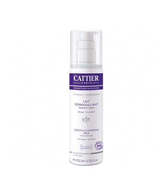 Cattier Lait Démaquillant Caresse d'Herboriste 200 ml