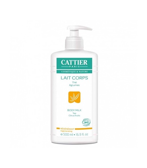 Cattier Lait Régénérant Thé Agrumes 500 ml