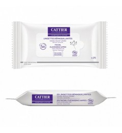 Cattier Lingettes Démaquillantes Visage x25