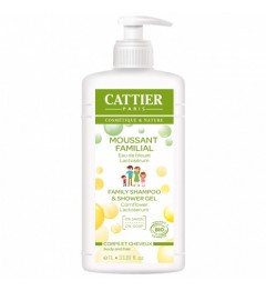 Cattier Moussant Familial au Lactoserum 1 L + pompe