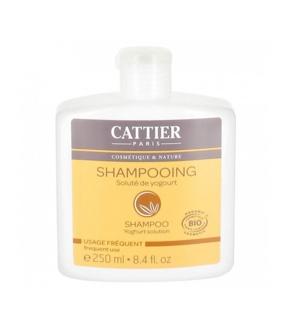 Cattier Shampooing Soluté de Yogourt Usage Fréquent 250 ml