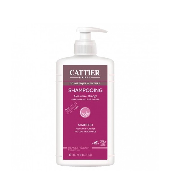 Cattier Shampooing Usage fréquent sans sulfates 500ml