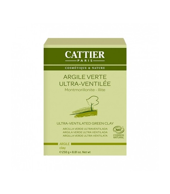 Cattier Argile Verte Ultra Ventilée 250 g