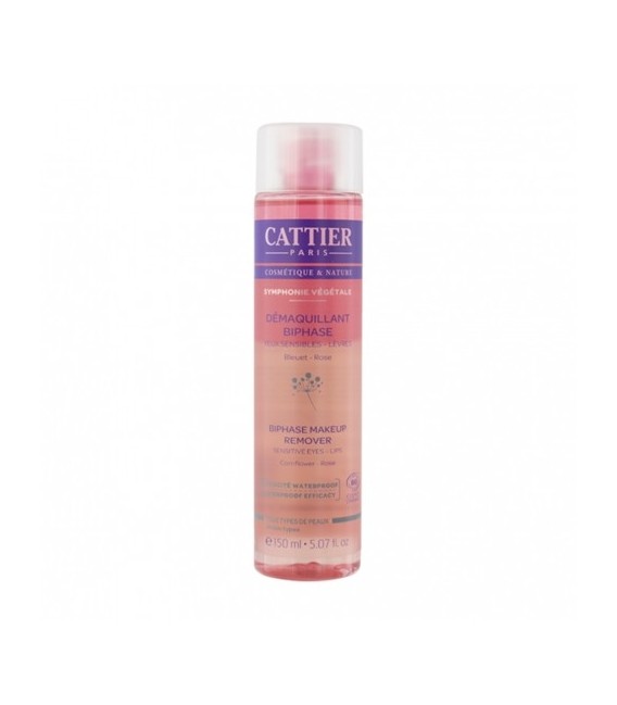 Cattier Démaquillant biphase yeux et lèvres 150 ml