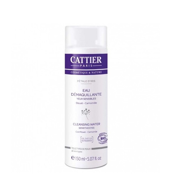 Cattier Eau Démaquillante Yeux Pétale d'Iris 150 ml