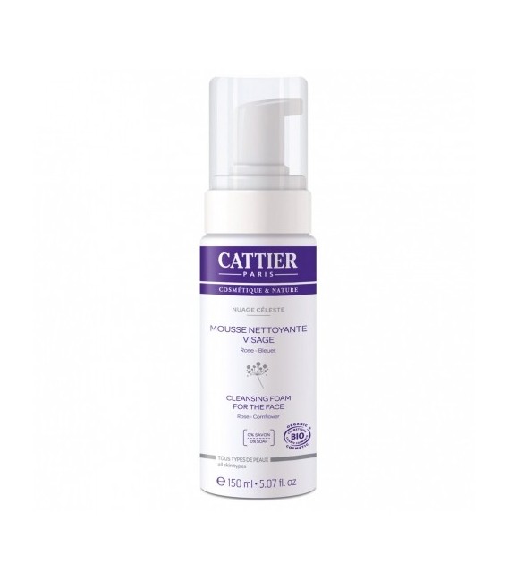 Cattier Mousse Nettoyant Nuage Céleste 150 ml