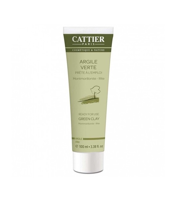 Cattier Argile Verte Tube Mini 100 ml