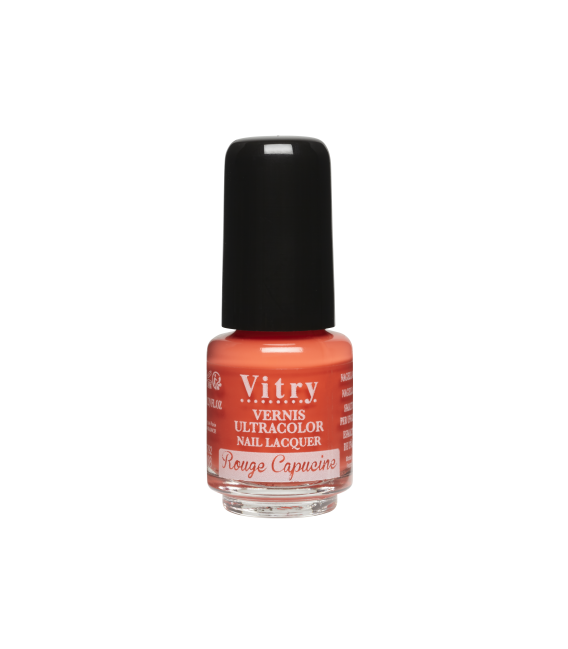 Vitry Vernis à Ongles 4Ml Rouge Capucine