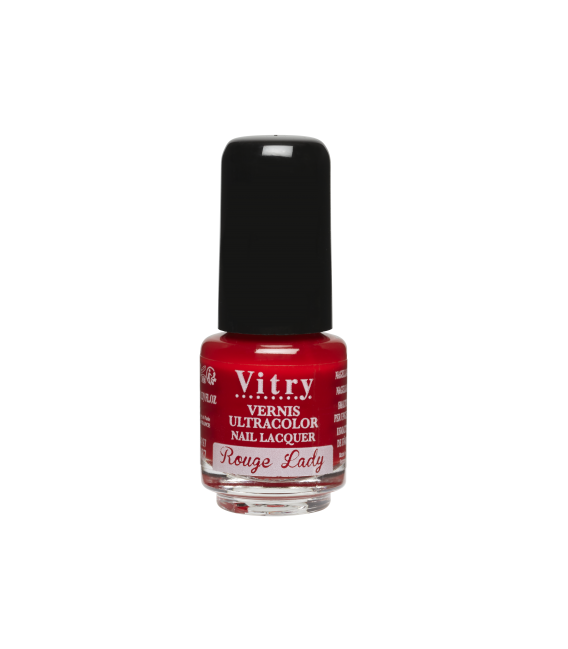 Vitry Vernis à Ongles 4Ml Rouge Lady