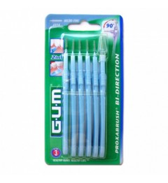 Gum Bi-Direction Brossette 0.9mm Bleu