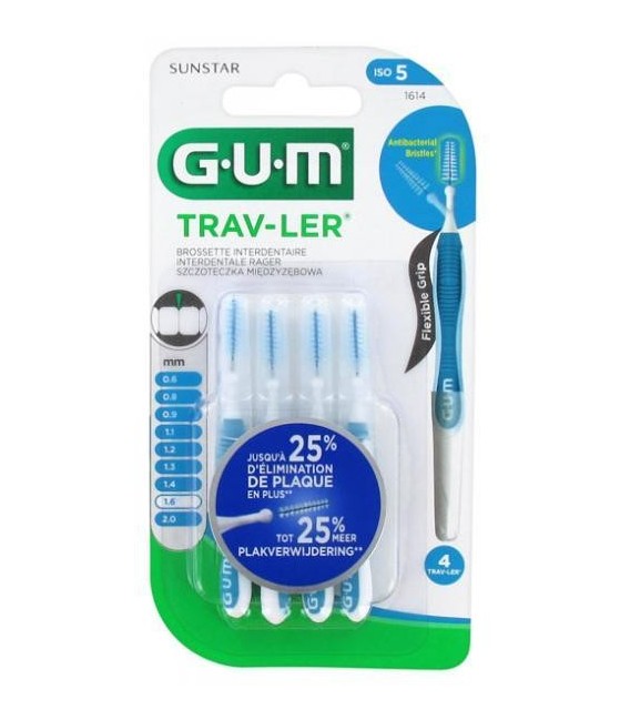 Gum Trav-Ler Brossette 1.6mm 1614