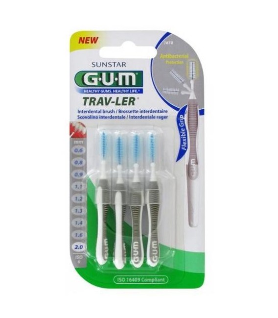 Gum Trav-Ler Brossette 2.0mm 1618 pas cher