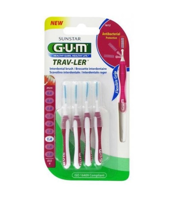 Gum Trav-Ler Brossette 1.4mm 1612 pas cher