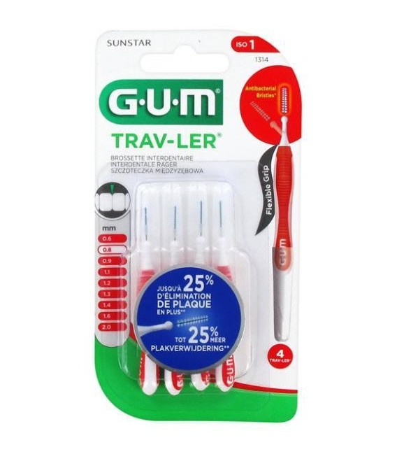 Gum Trav-Ler Brossette 0.8mm 1314 pas cher