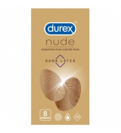 Durex Préservatif Nude Sans Latex Boite de 8