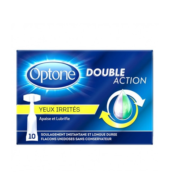 Optone Monodoses Yeux Irrités 10 Unidoses