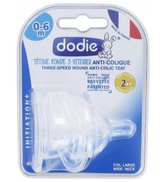 Dodie Tétines Rondes 3 Vitesses Débit 2 0-6 Mois