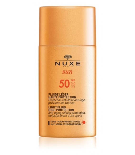 Nuxe Solaires SPF50 Fluide Visage 50Ml