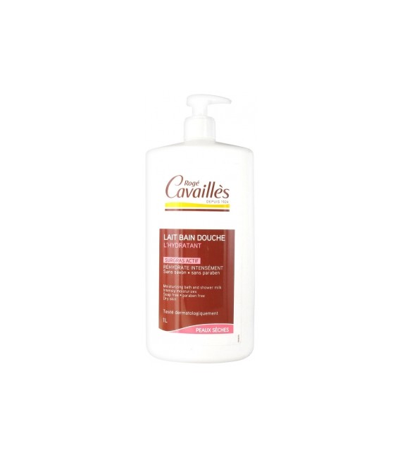 Roge Cavailles Lait Bain Douche Hydratant 1 Litre pas cher