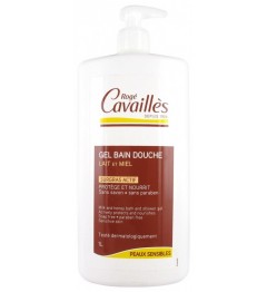 Roge Cavailles Gel Surgras Bain Douche Lait et Miel 1 Litre pas cher