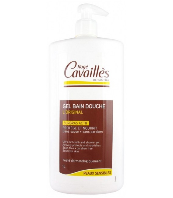 Roge Cavailles Gel Surgras Bain Douche 1 Litre pas cher