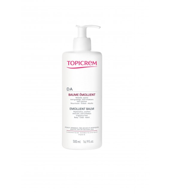 Topicrem DA Atopiques Baume Emollient 500Ml pas cher