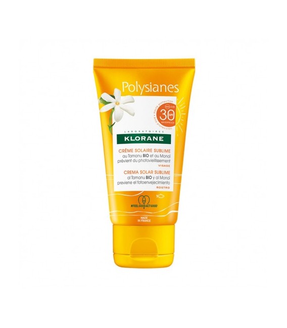 Klorane Solaires Crème Sublime SPF30 Visage 50Ml