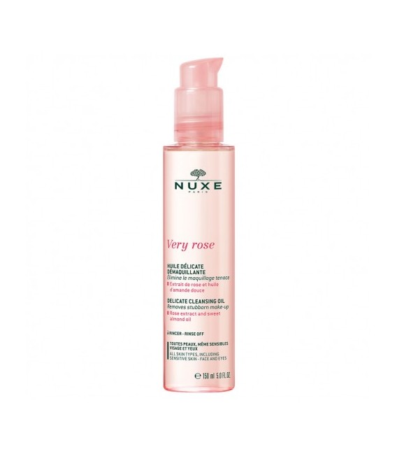 Nuxe Very Rose Huile Délicate Démaquillante 150Ml