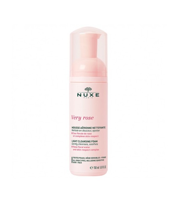 Nuxe Very Rose Mousse Aérienne Nettoyante 150Ml