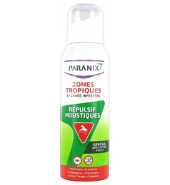 Paranix Répulsif Moustiques Zone Tropique et Zones Infestées Aérosol 125Ml